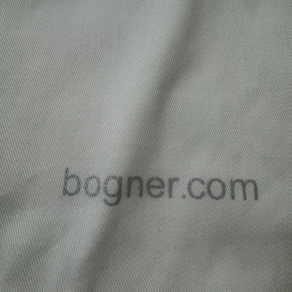 Bogner White Drawstring Bag dust bag grey logo travel merch luxury vacation - Picture 4 of 8